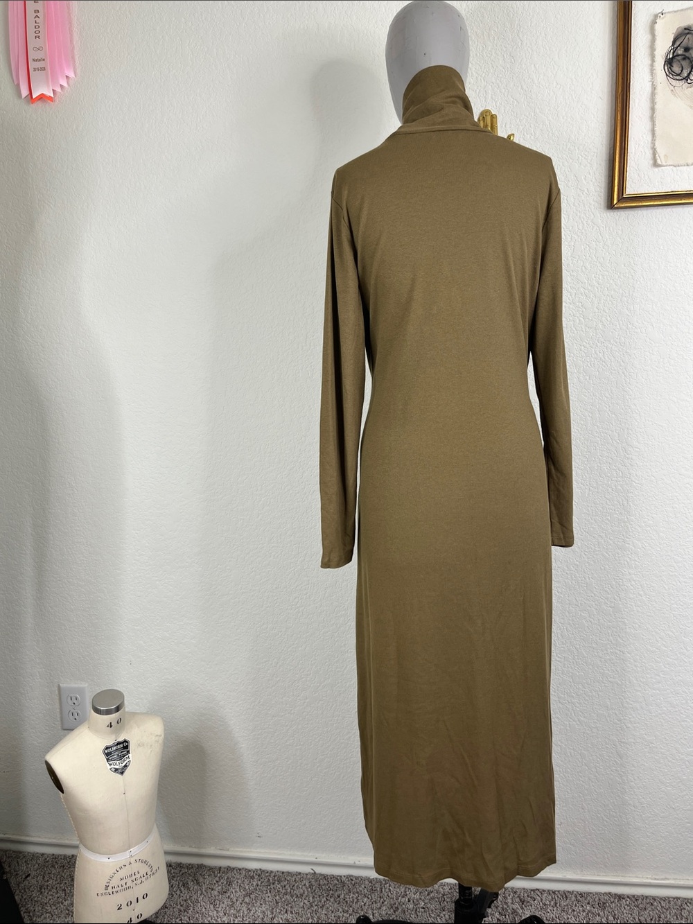 Lauren Ralph Lauren Women's Tie-Front Turtleneck Dress - Picture 8 of 11